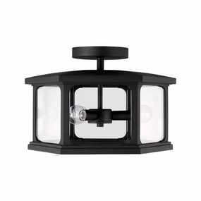 Walton 3-Light Outdoor Semi Flush MountWeatherproof outdoor lighting