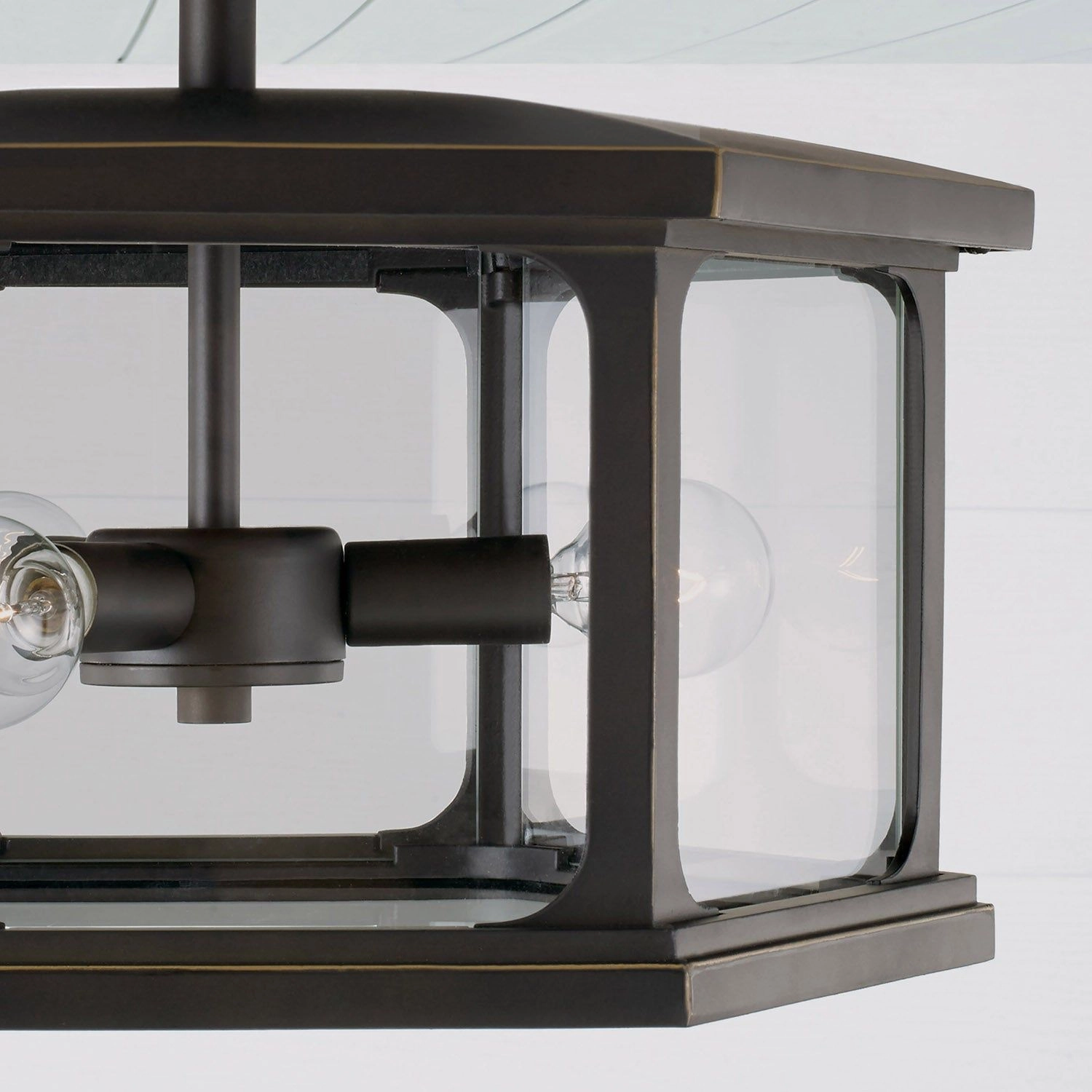 Walton 3-Light Outdoor Semi Flush Mount