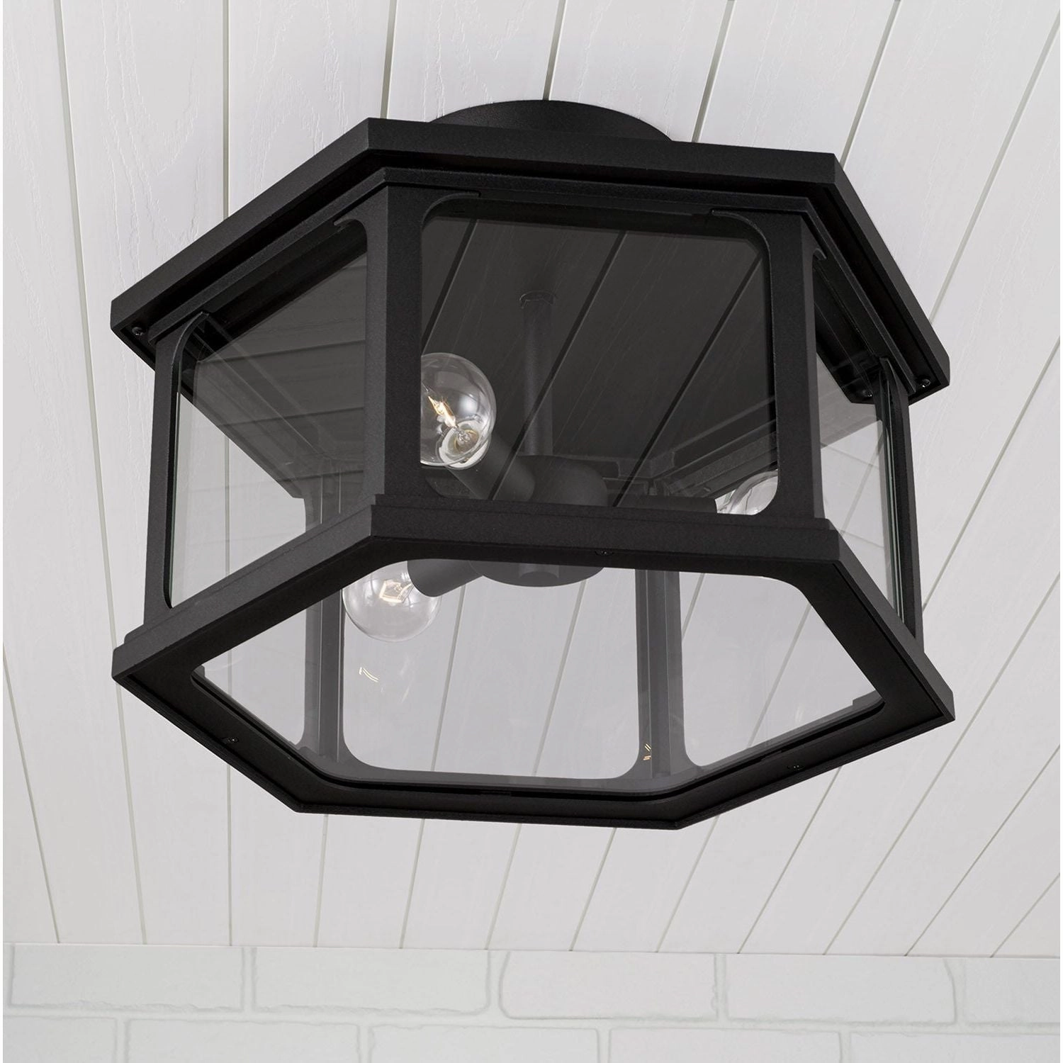 Walton 3-Light Outdoor Semi Flush Mount