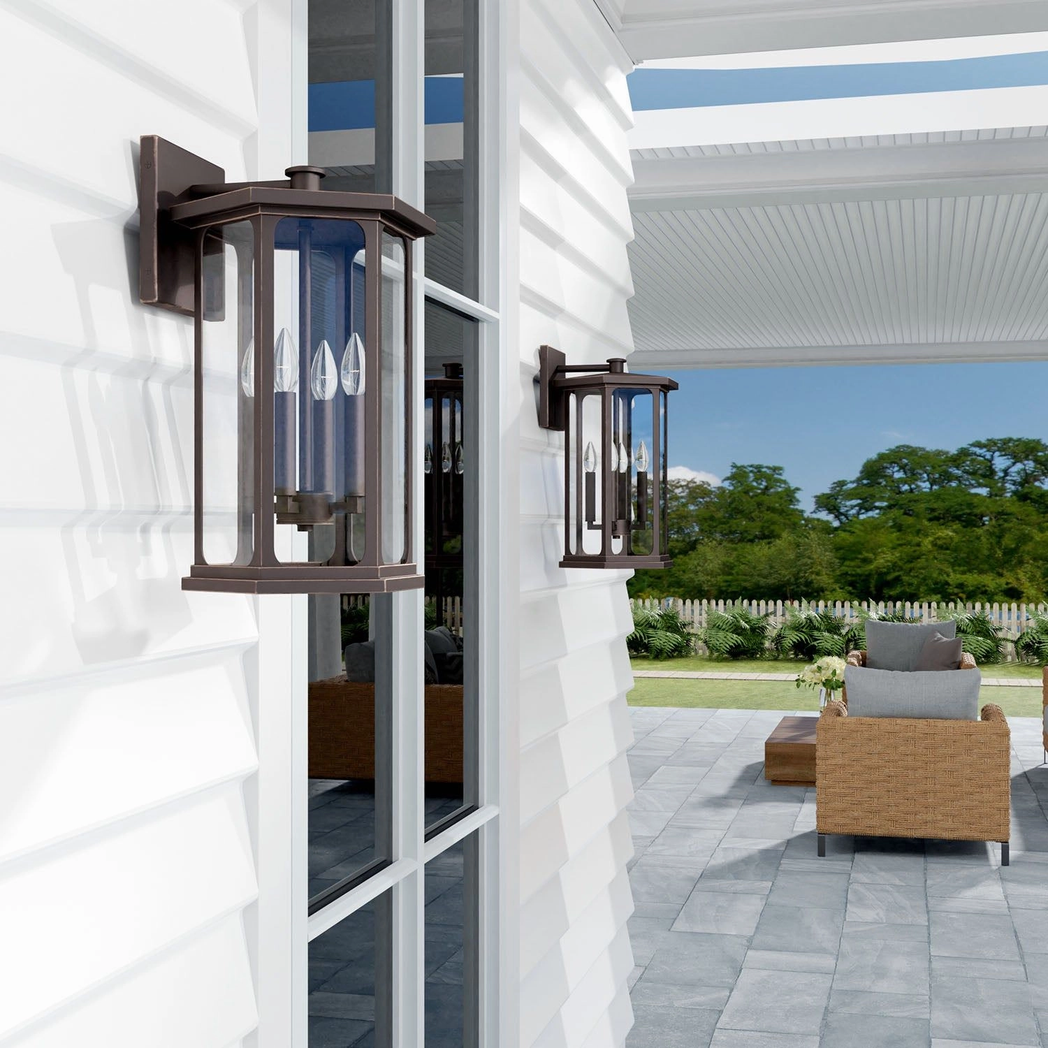 Walton 4-Light Outdoor Wall Lantern