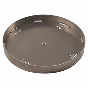 Warming Trends Circular 12-17.99-inch Aluminum Fire Pit Burner Pan ALPAN1218CFireproof mat for under fire pit