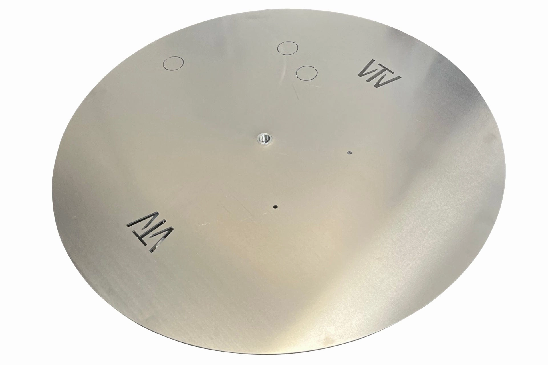 Warming Trends Circular 18-inch Aluminum Fire Pit Burner Plate ALPL18CFireproof mat for under fire pit