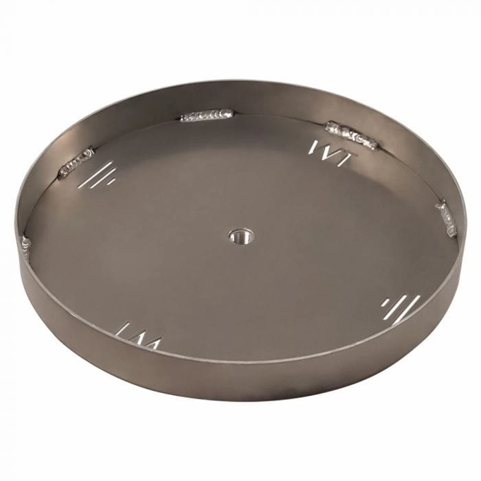 Warming Trends Circular 42-inch Aluminum Fire Pit Burner Pan ALPAN42CFireproof mat for under fire pit