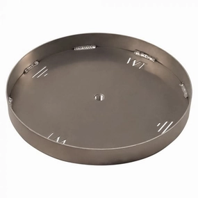 Warming Trends Circular 42-inch Aluminum Fire Pit Burner Pan ALPAN42CFireproof mat for under fire pit