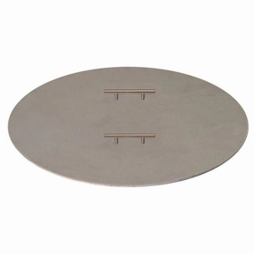Warming Trends Circular Aluminum 50-Inch Fire Pit Cover FPC50CFireproof mat for under fire pit
