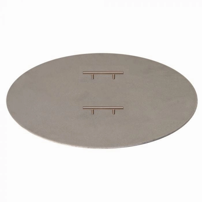 Warming Trends Circular Aluminum 50-Inch Fire Pit Cover FPC50CFireproof mat for under fire pit
