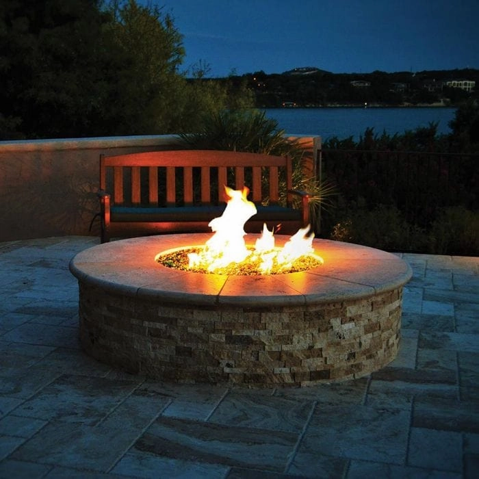 Warming Trends Crossfire FC Circular 54x18-Inch Ready To Finish Fire Pit Kit