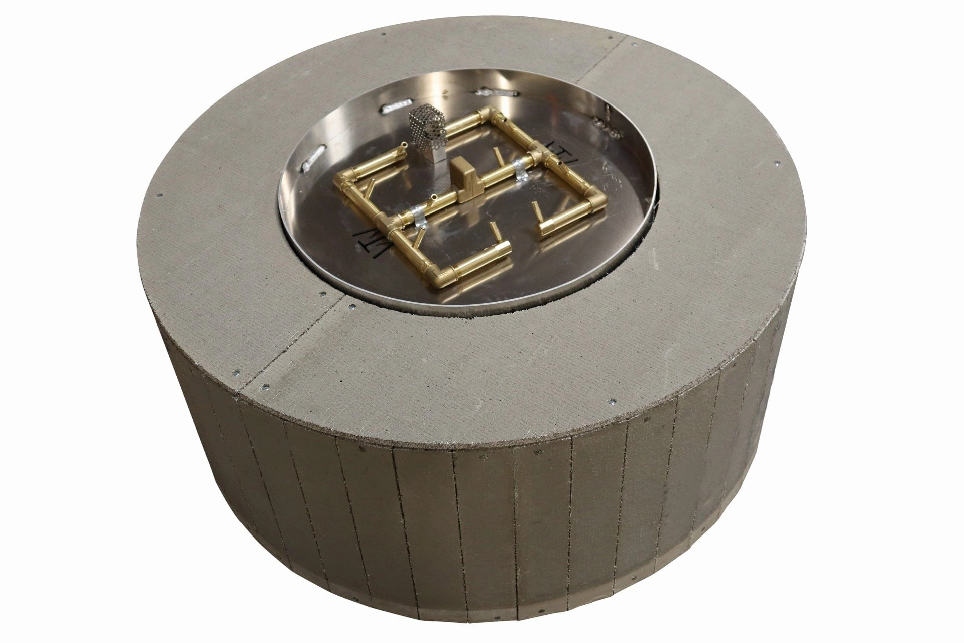 Warming Trends Crossfire FC Circular 54x18-Inch Ready To Finish Fire Pit Kit