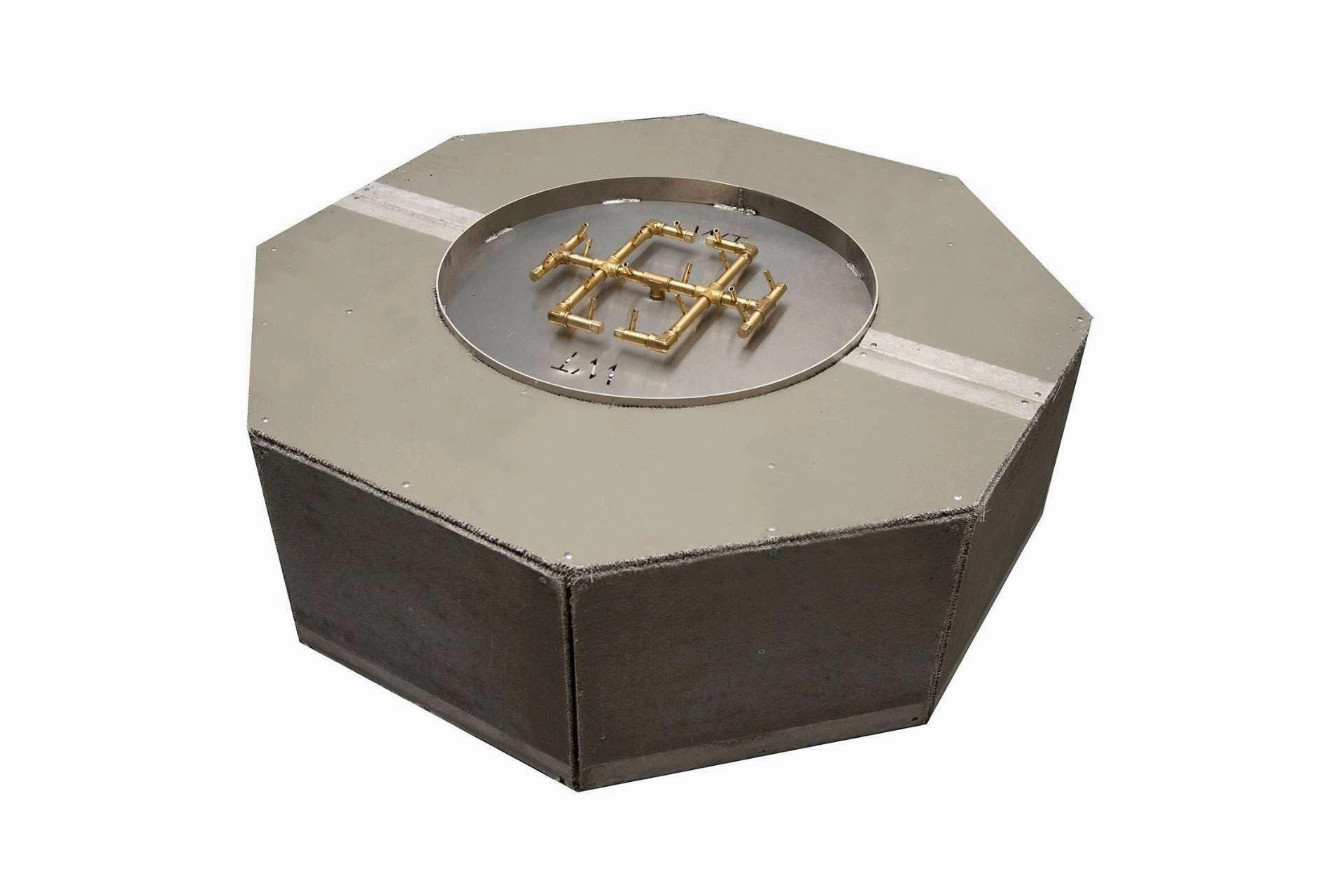 Warming Trends Crossfire FO Octagon 60x18-Inch Ready To Finish Fire Pit Kit