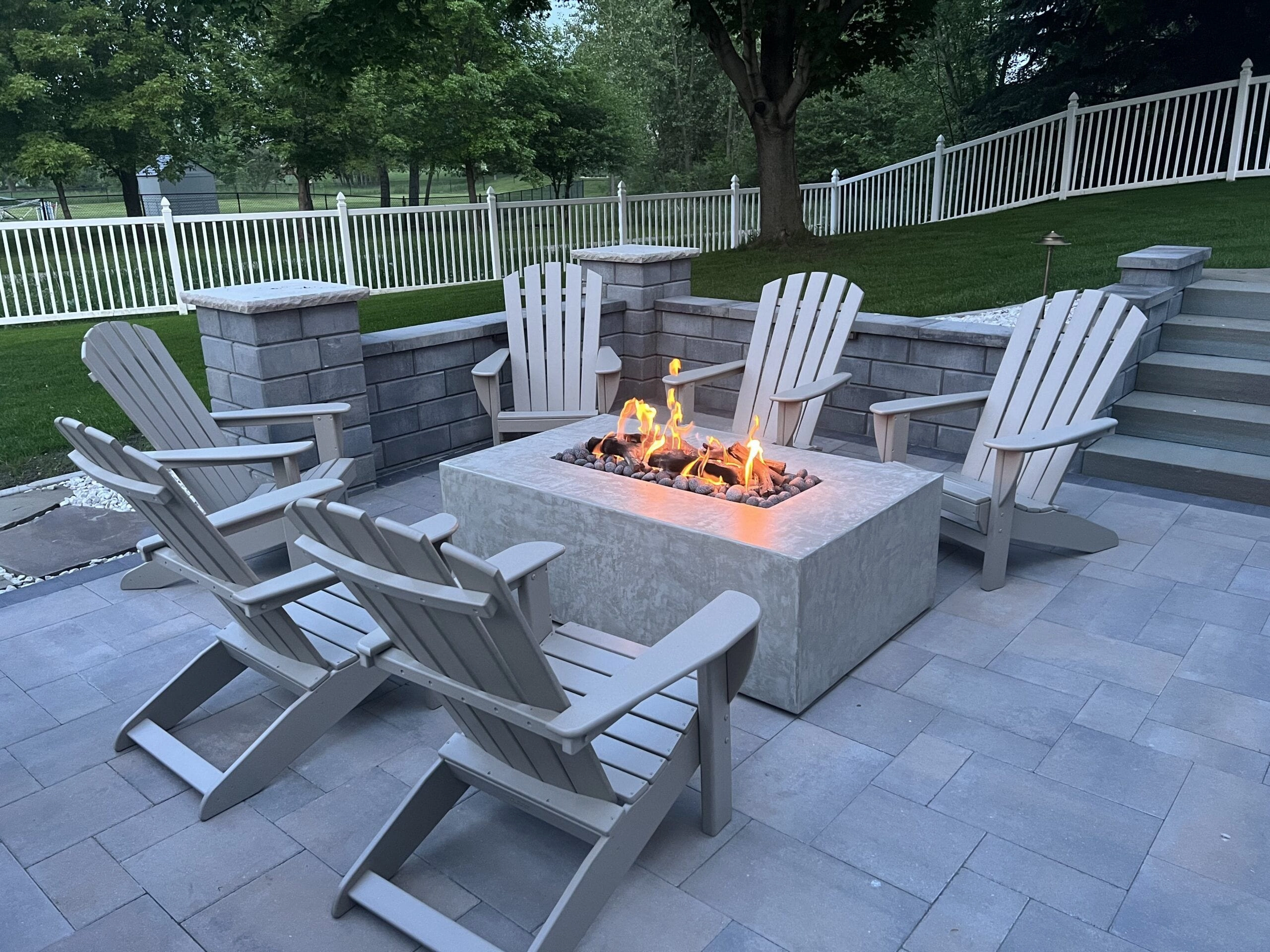 Warming Trends Crossfire FR Rectangular 48x30x18-Inch with Linear Ready To Finish Fire Pit Kit