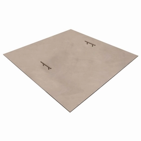 Warming Trends CSR Square 50.1-55.9-Inch Aluminum Fire Pit Cover (2-Handle) CSR5055Fireproof mat for under fire pit