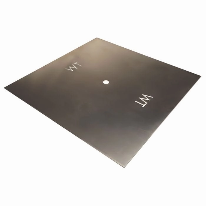 Warming Trends Square 24-inch Aluminum Fire Pit Burner Plate ALPL24S