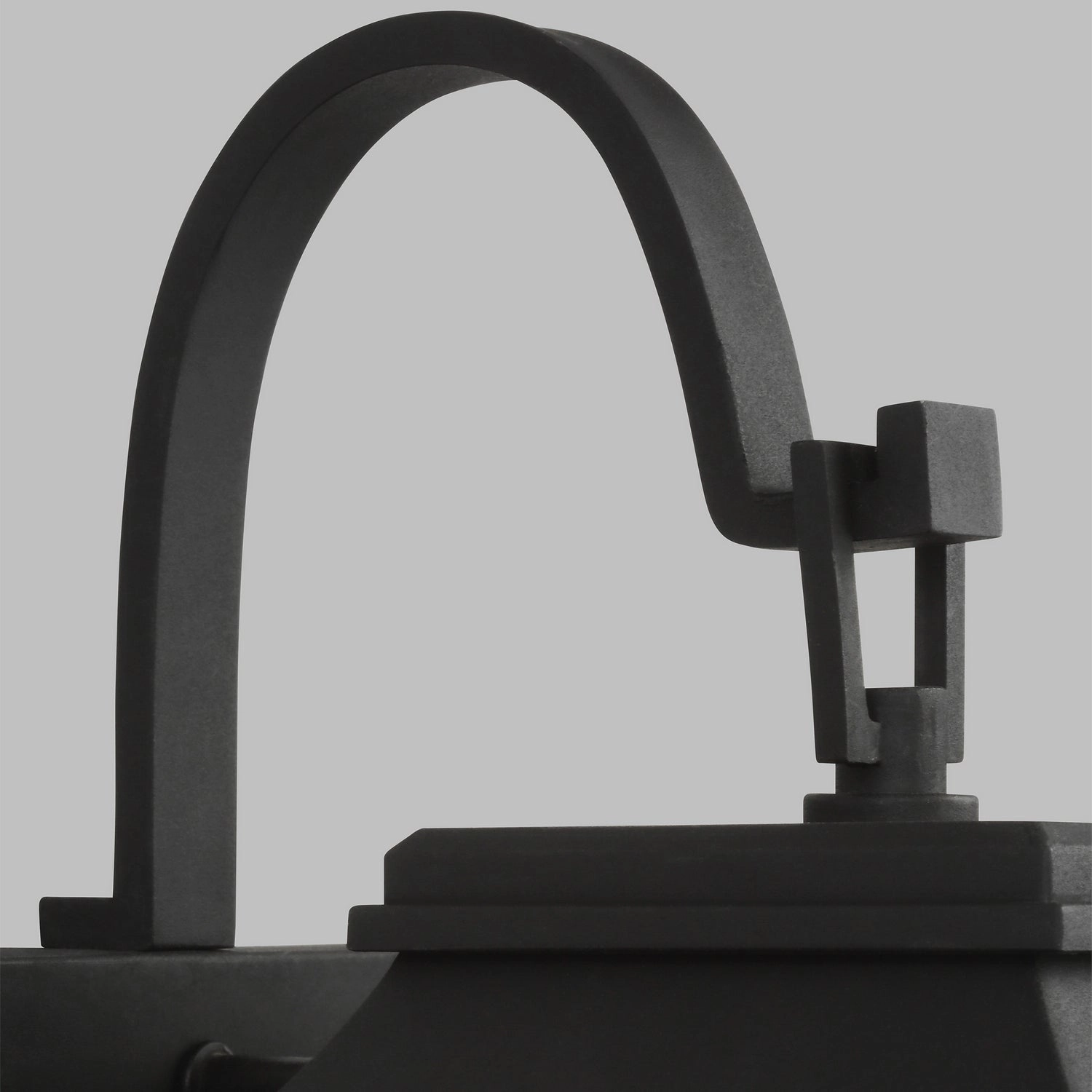 Warren Two Light Lantern Textured Black