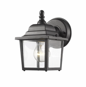 Waterdown One Light Outdoor Wall Light BlackOutdoor wall sconces with motion sensor
