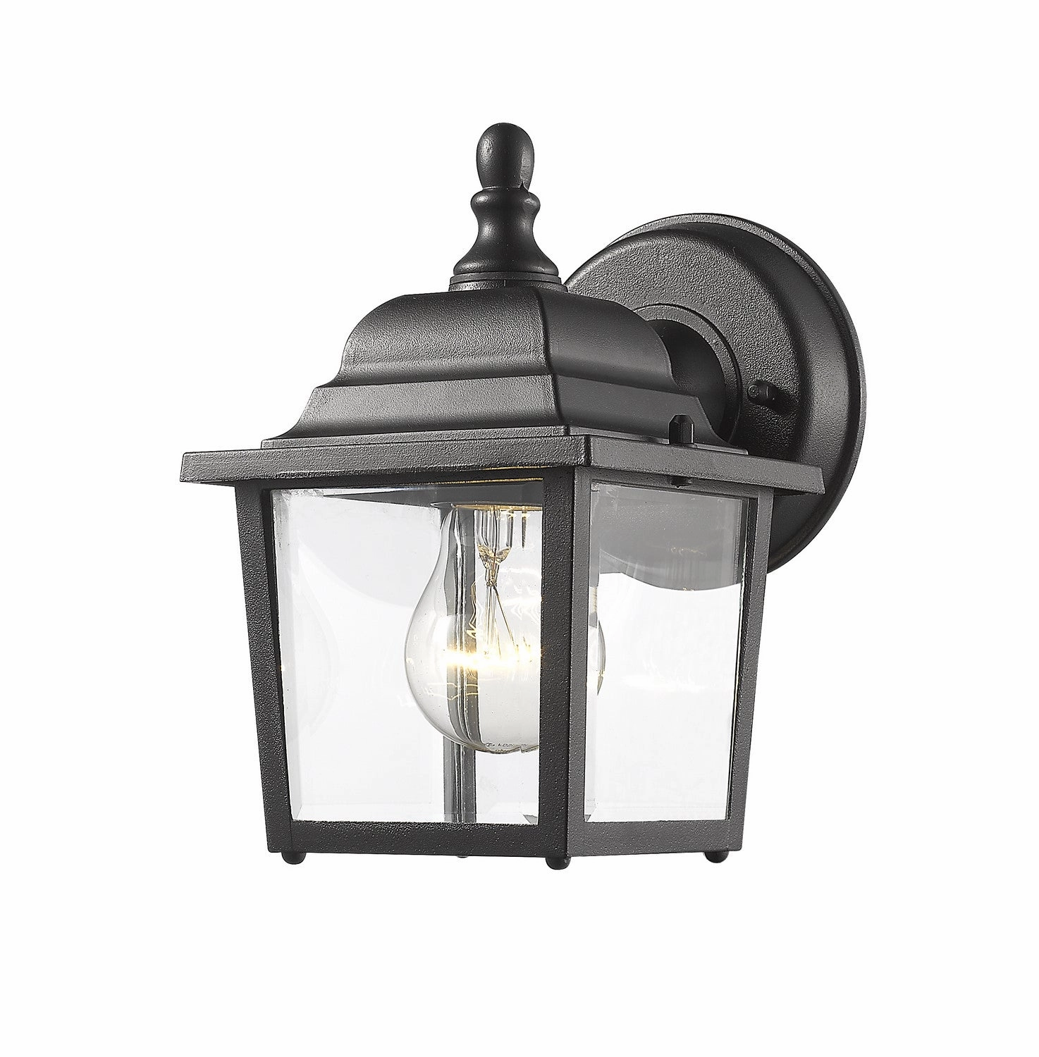 Waterdown One Light Outdoor Wall Light BlackOutdoor wall sconces with motion sensor
