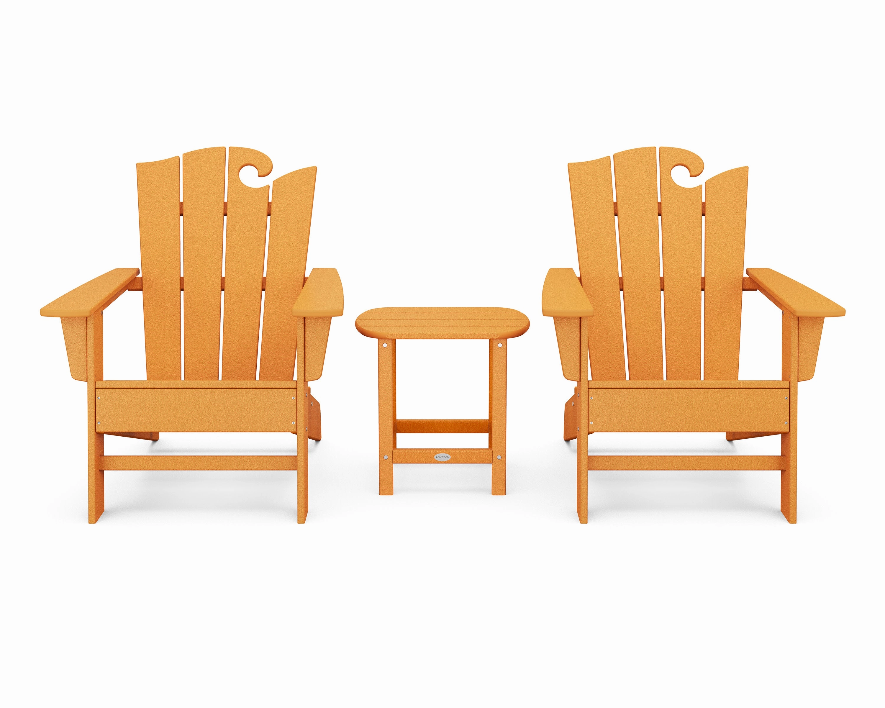 Wave 3-Piece Adirondack Set with The Ocean Chair