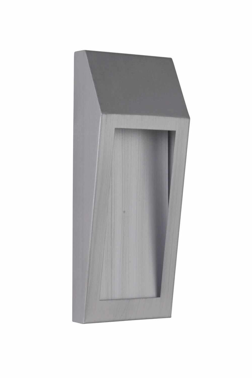 Wedge LED Outdoor Pocket Sconce Brushed AluminumOutdoor wall sconces with motion sensor