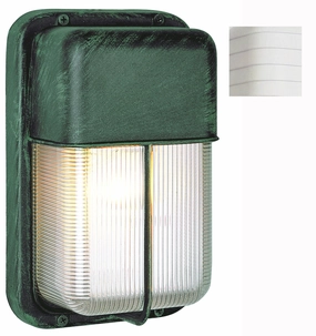 Well One Light Bulkhead WhiteOutdoor wall sconces with motion sensor