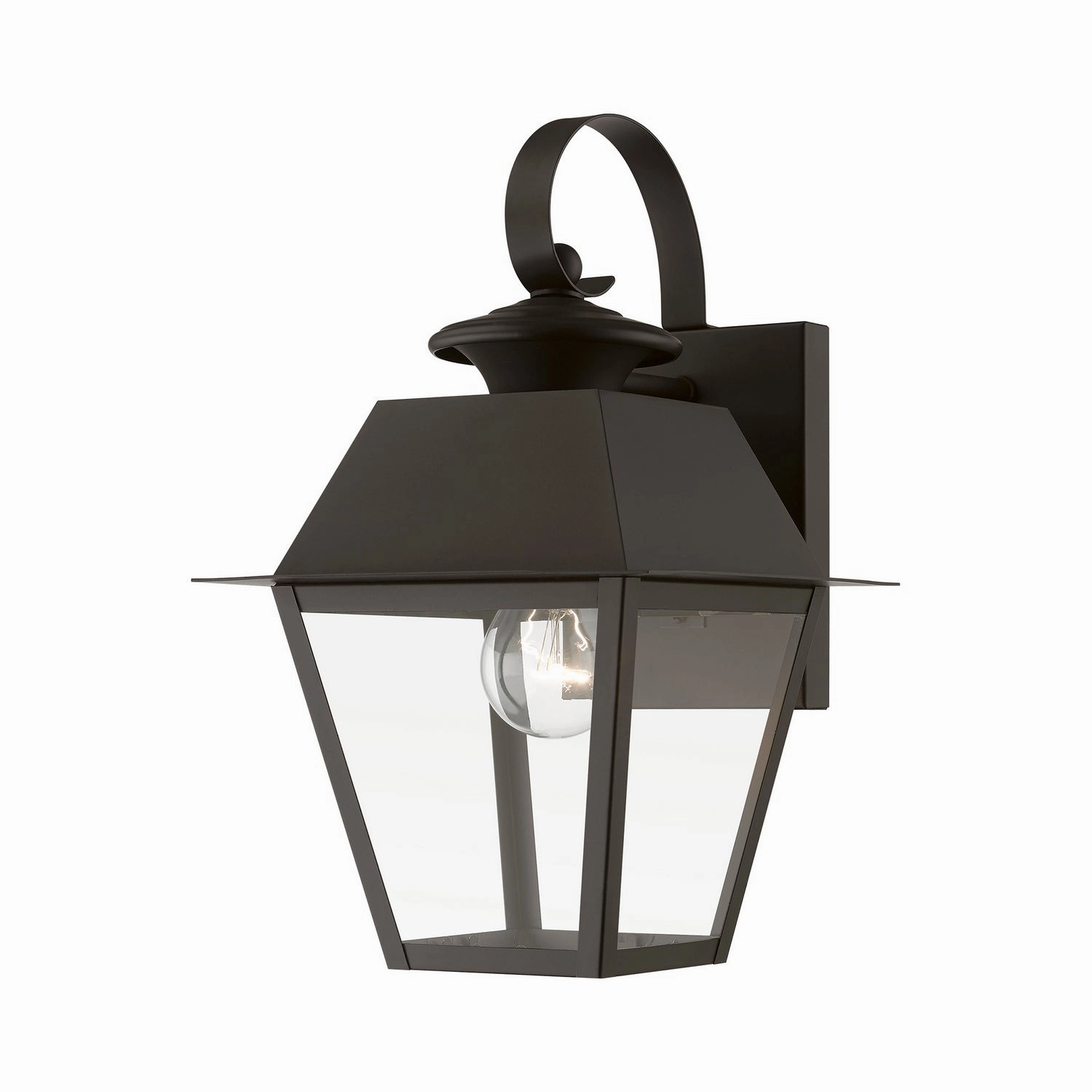 Wentworth One Light Outdoor Wall Lantern BronzeOutdoor wall sconces with motion sensor