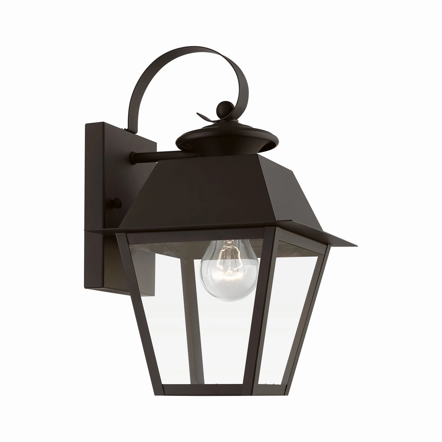 Wentworth One Light Outdoor Wall Lantern Bronze
