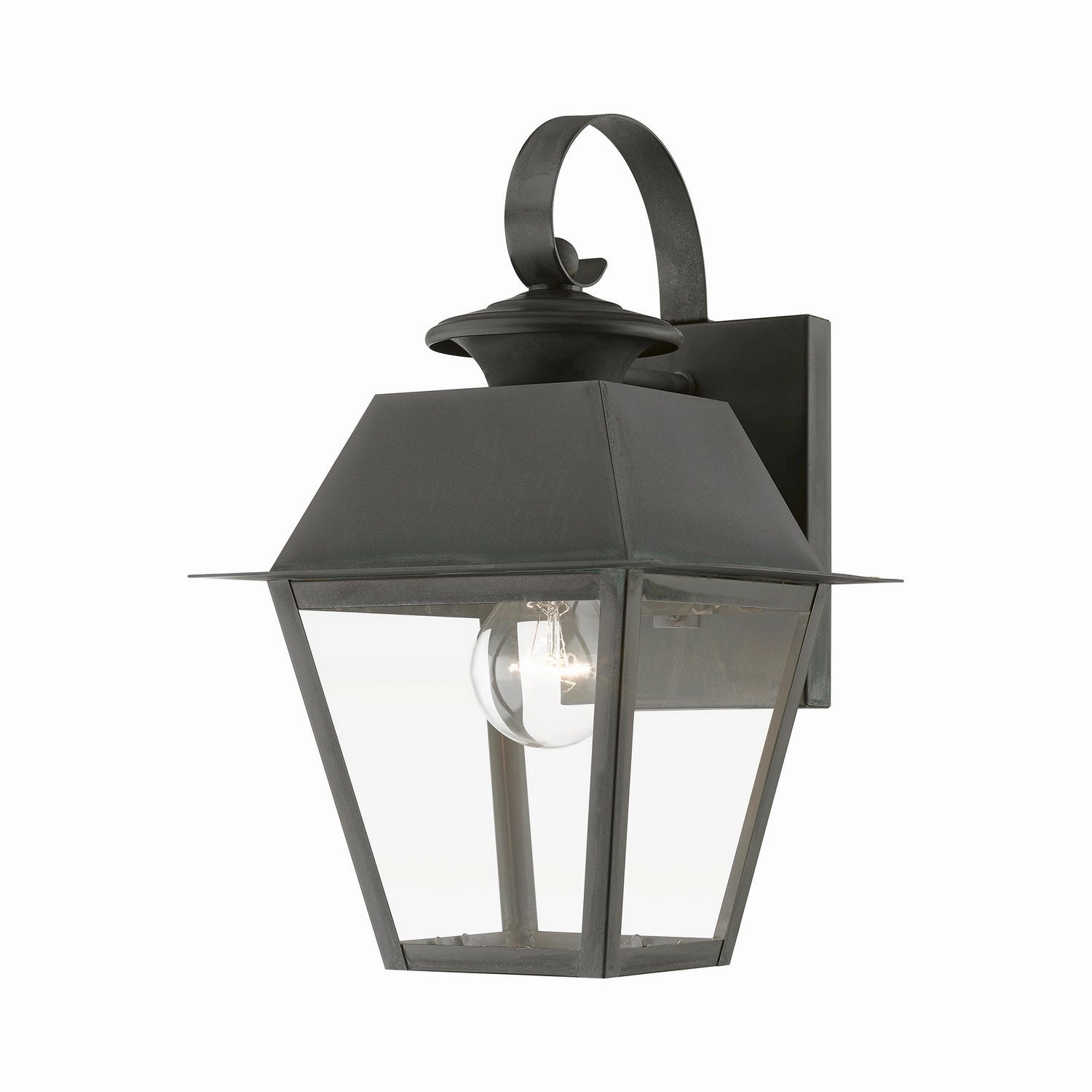 Wentworth One Light Outdoor Wall Lantern CharcoalOutdoor wall sconces with motion sensor