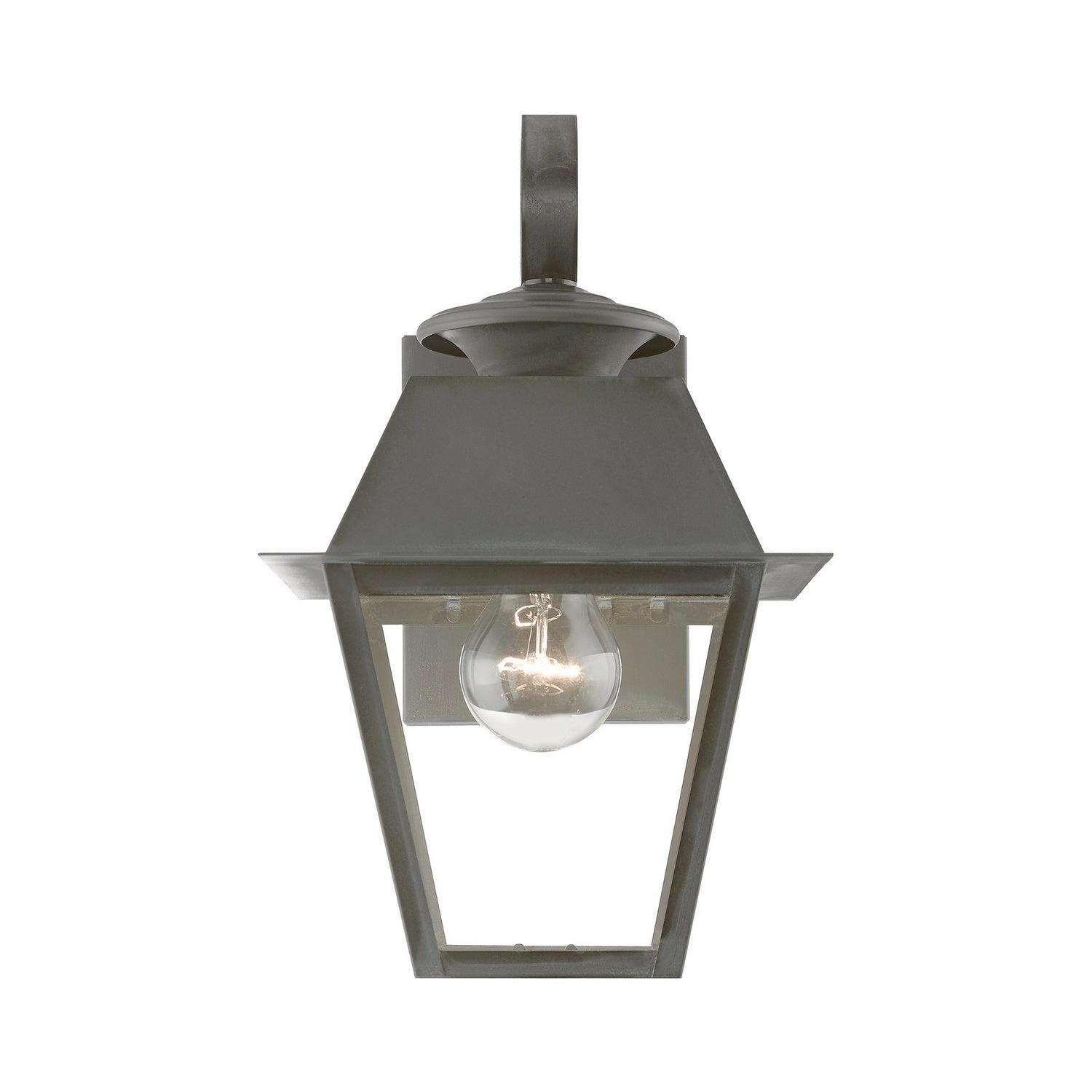 Wentworth One Light Outdoor Wall Lantern Charcoal