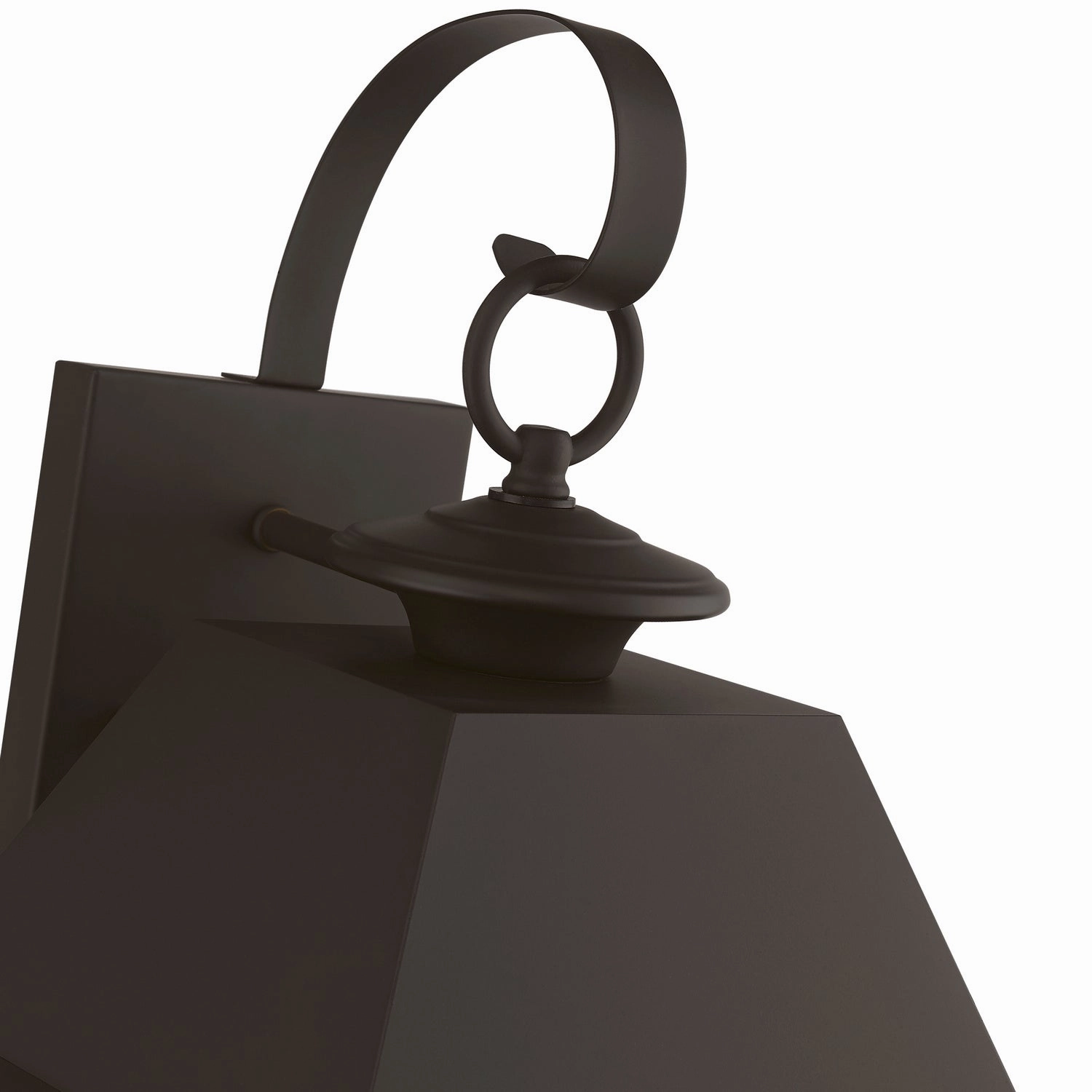 Wentworth Two Light Outdoor Wall Lantern Bronze w/Antique Brass Finish Cluster