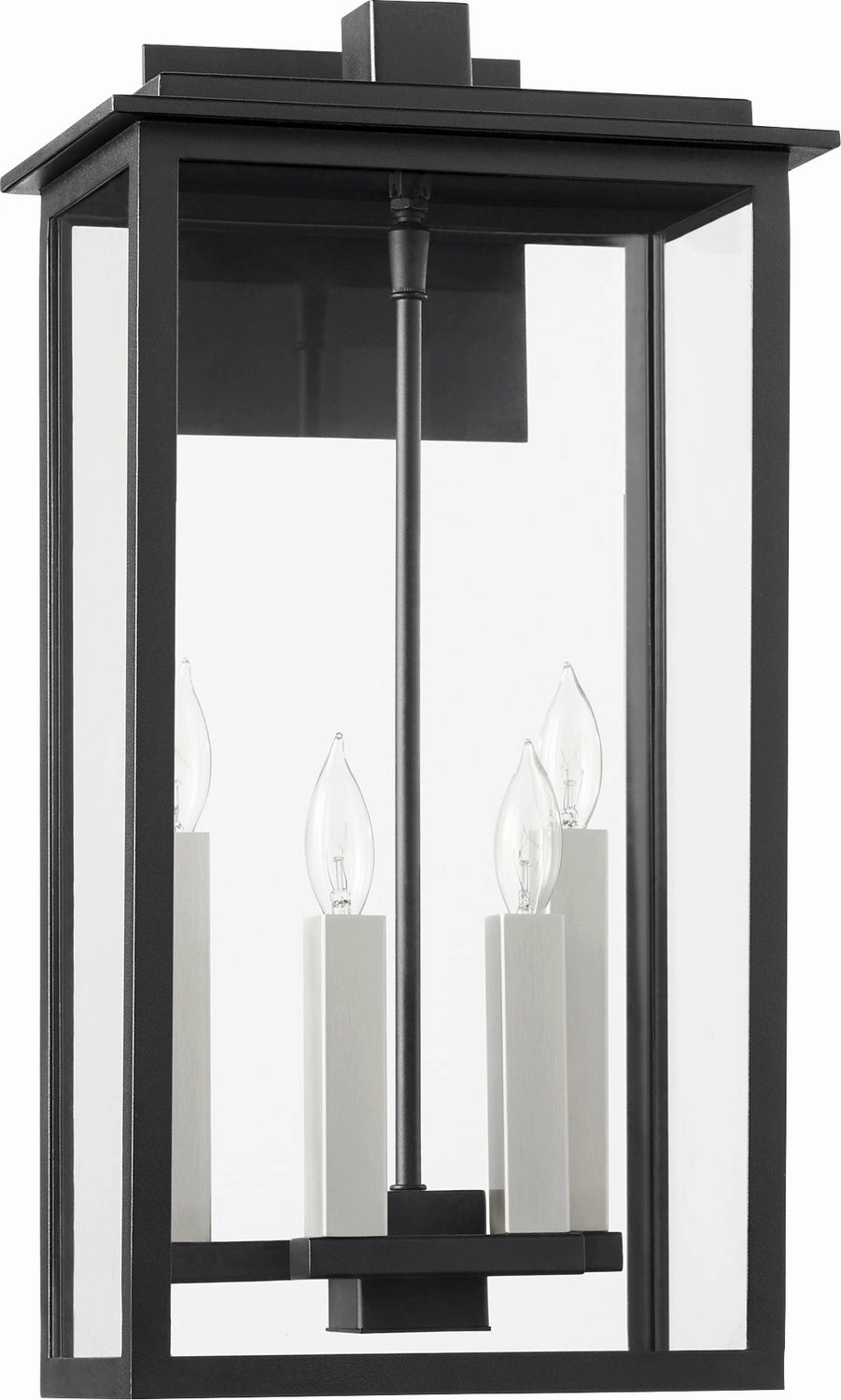 Westerly Four Light Wall Mount Textured Black
