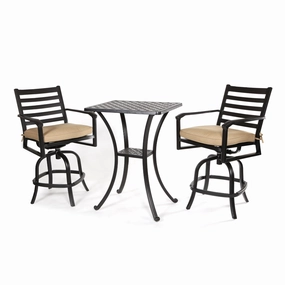 Westfield 3 PC Counter Stool Setaluminum alloy outdoor sofa set
