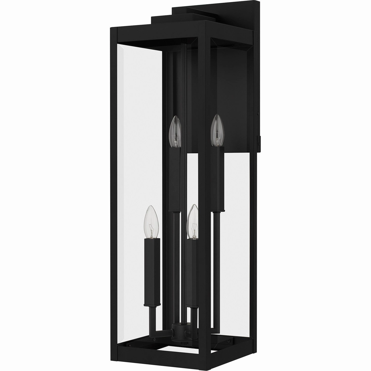 Westover Four Light Outdoor Wall Mount Earth Black