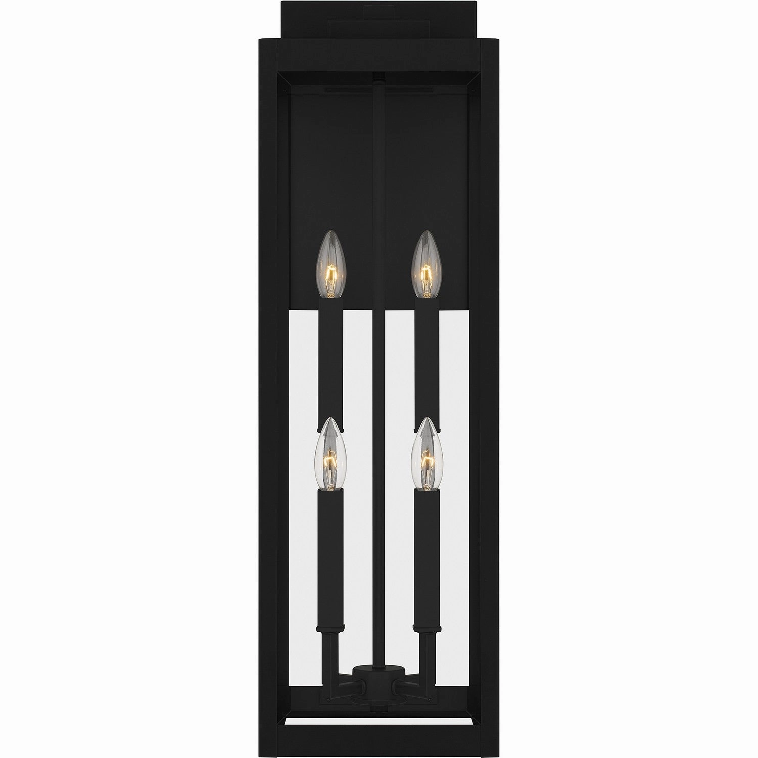 Westover Four Light Outdoor Wall Mount Earth Black