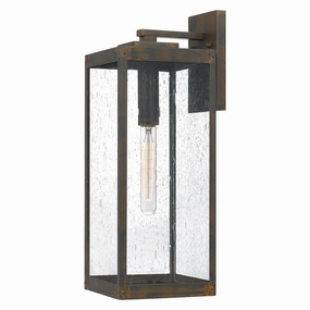 Westover One Light Outdoor Wall Mount Industrial BronzeOutdoor wall sconces with motion sensor