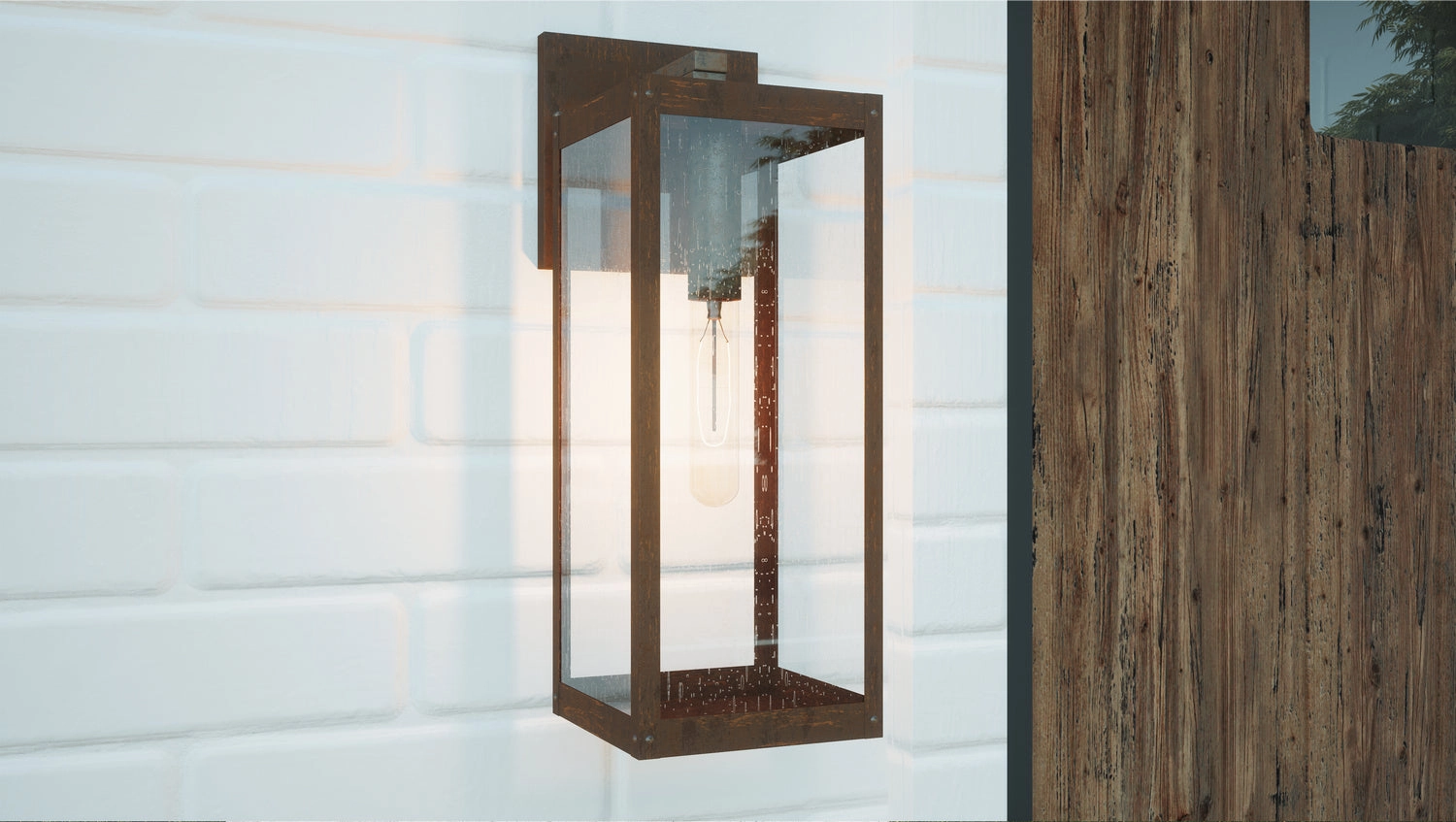 Westover One Light Outdoor Wall Mount Industrial Bronze