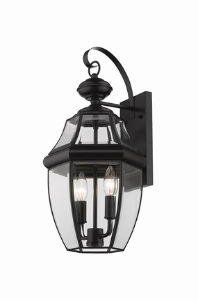 Westover Two Light Outdoor Wall Sconce BlackOutdoor wall sconces with motion sensor