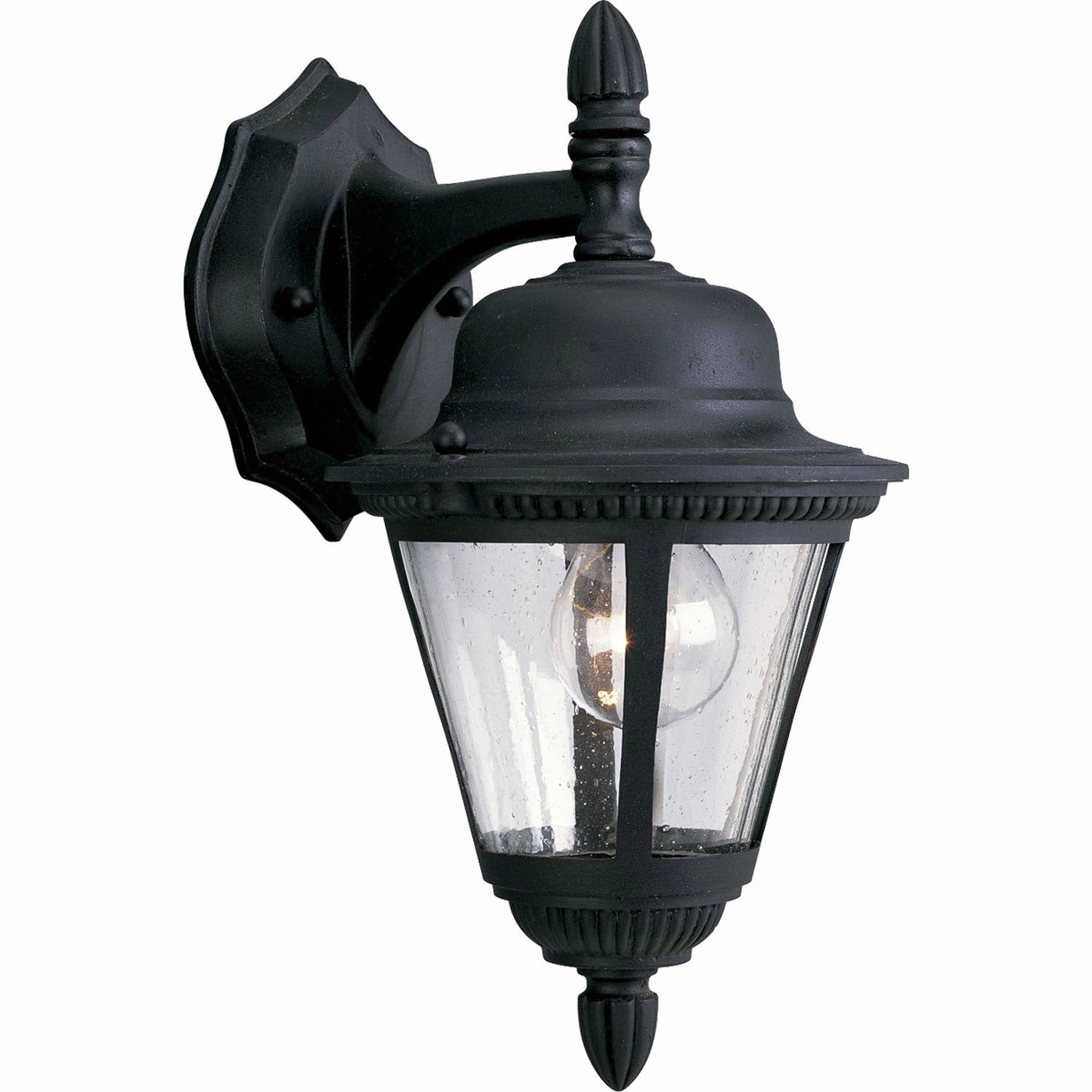 Westport One Light Wall Lantern Textured BlackOutdoor wall sconces with motion sensor