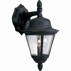 Westport One Light Wall Lantern Textured BlackOutdoor wall sconces with motion sensor