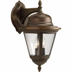 Westport Two Light Wall Lantern Antique BronzeOutdoor wall sconces with motion sensor