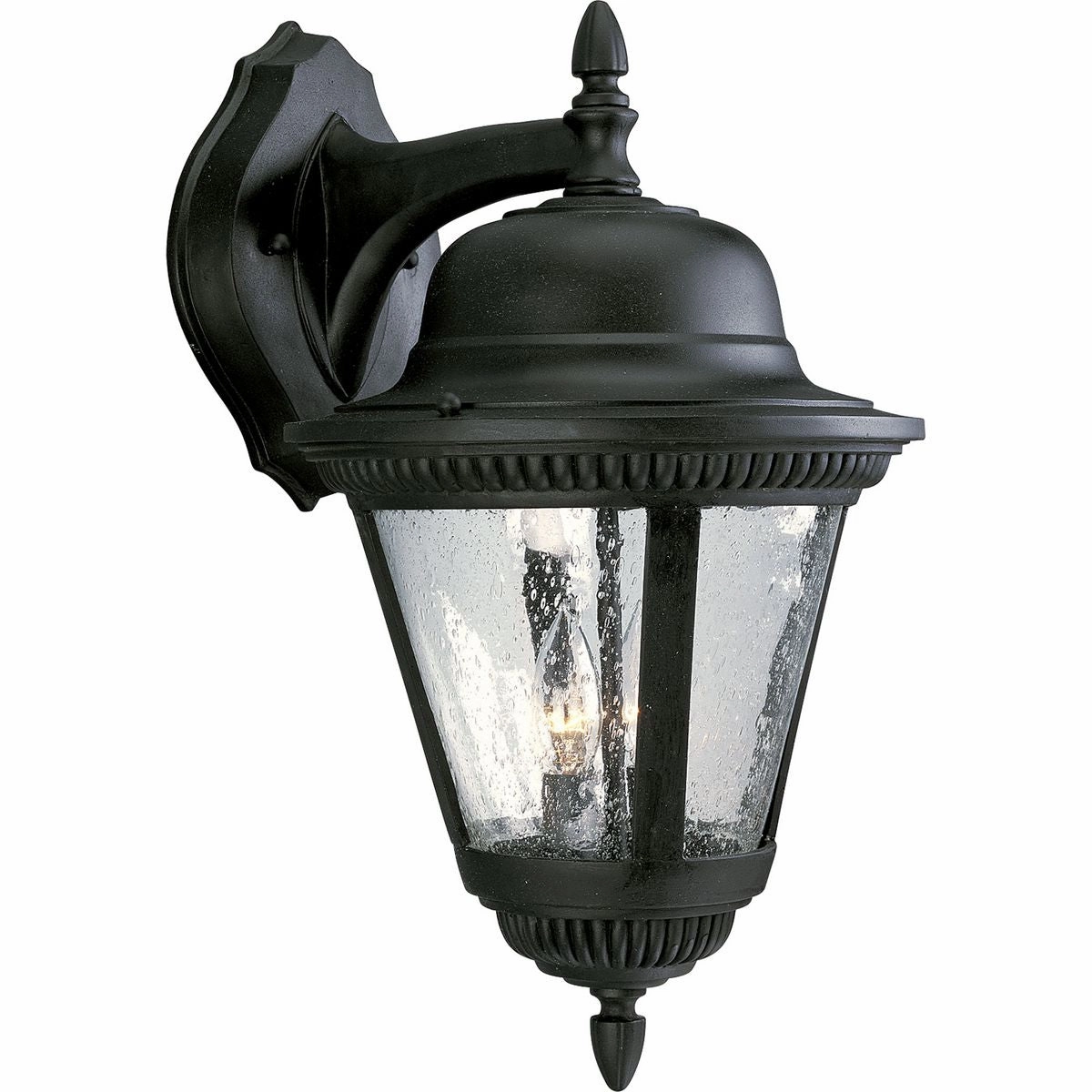 Westport Two Light Wall Lantern Textured Black