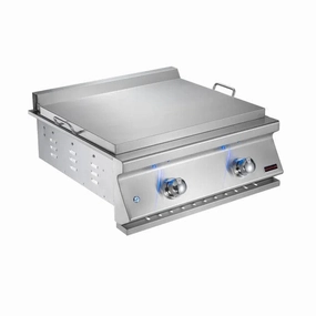 Whistler by Bonfire Outdoor 28 inch 2-Burner Built-In Propane Griddle CBBGD-LP heavy-duty flat top grilling station