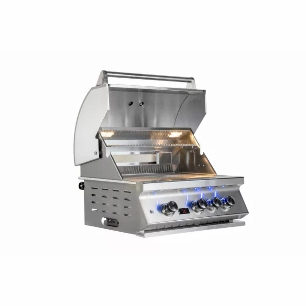 Whistler by Bonfire Outdoor 28 inch Built-In 3-Burner Propane Grill with Infrared Rear Burner CBB3-LP