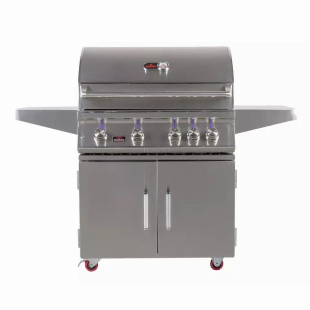 Whistler by Bonfire Outdoor 34 inch 4-Burner Freestanding Propane Grill with Infrared Rear Burner CBF4DD-LP