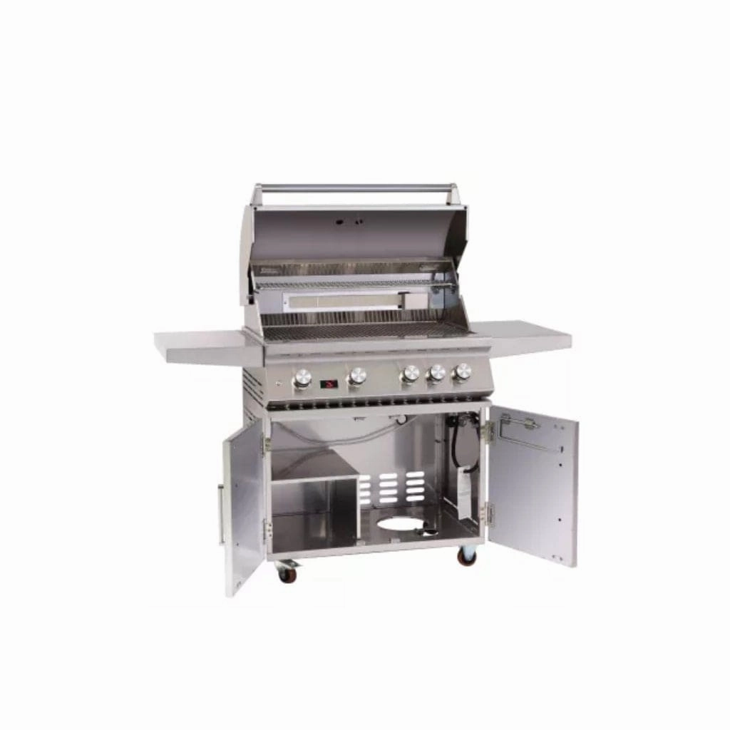 Whistler by Bonfire Outdoor 34 inch 4-Burner Freestanding Propane Grill with Infrared Rear Burner CBF4DD-LP