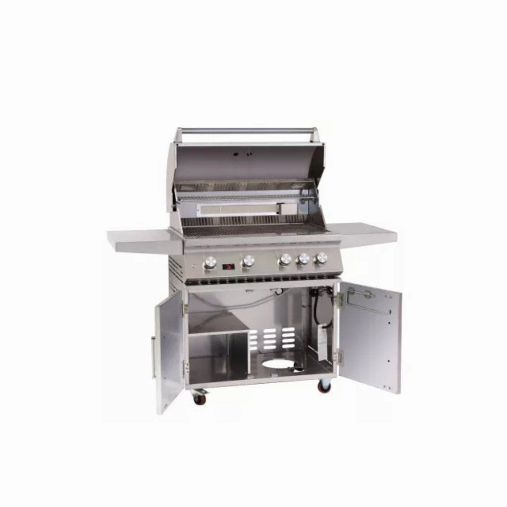 Whistler by Bonfire Outdoor 34 inch 4-Burner Freestanding Propane Grill with Infrared Rear Burner CBF4DD-LP