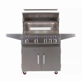 Whistler by Bonfire Outdoor 34 inch 4-Burner Freestanding Propane Grill with Infrared Rear Burner CBF4DD-LP large capacity charcoal BBQ grills