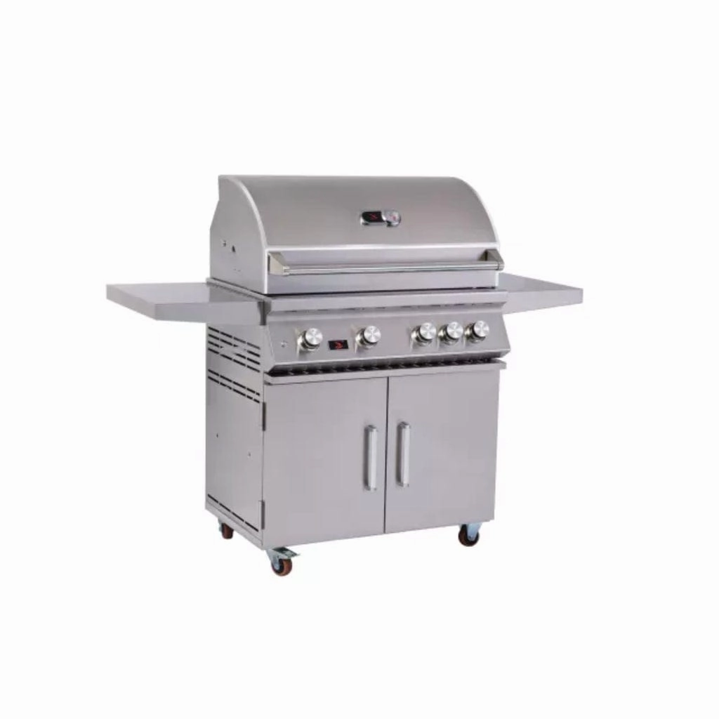 Whistler by Bonfire Outdoor 34 inch 4-Burner Freestanding Propane Grill with Infrared Rear Burner CBF4DD-LP