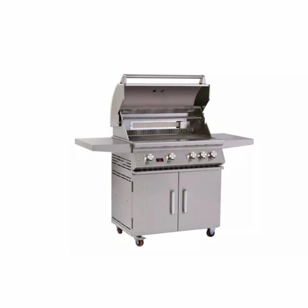 Whistler by Bonfire Outdoor 34 inch 4-Burner Freestanding Propane Grill with Infrared Rear Burner CBF4DD-LP