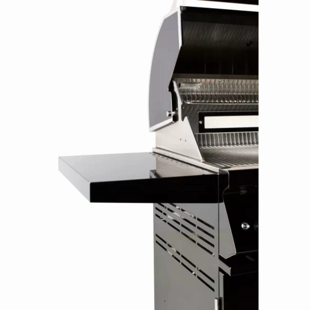 Whistler by Bonfire Outdoor Black Series 34 inch 4-Burner Freestanding Natural Gas Grill with Infrared Rear Burner CBF4DD-B-NG