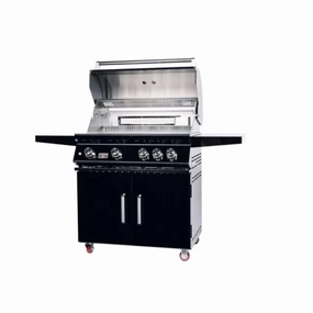 Whistler by Bonfire Outdoor Black Series 34 inch 4-Burner Freestanding Natural Gas Grill with Infrared Rear Burner CBF4DD-B-NG large capacity charcoal BBQ grills
