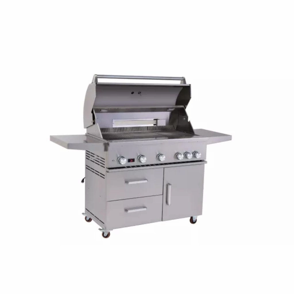 Whistler by Bonfire Outdoor Prime 500 42 inch 5-Burner Freestanding Propane Grill with Infrared Rear Burner CBF500CDC-LP