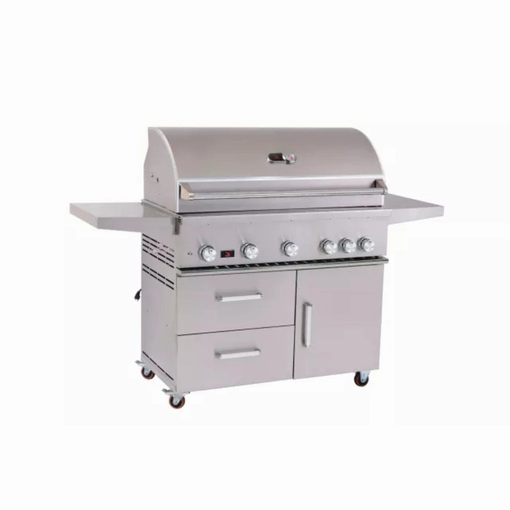 Whistler by Bonfire Outdoor Prime 500 42 inch 5-Burner Freestanding Propane Grill with Infrared Rear Burner CBF500CDC-LP